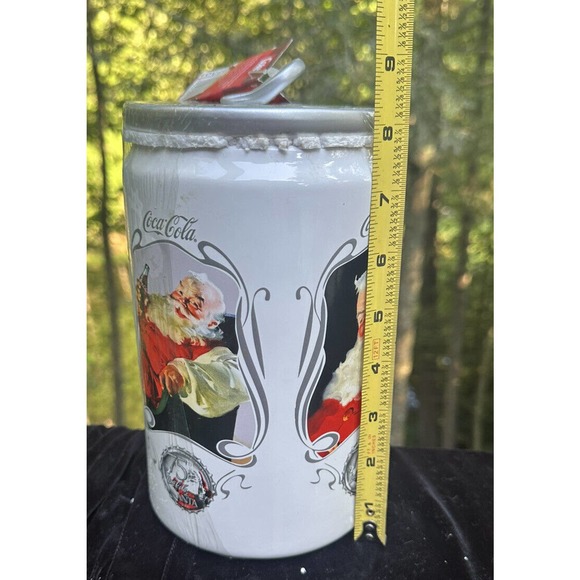 Vintage Houston Harvest 75th Anniversary Coca Cola Santa Cookie Jar New Sealed!! - Picture 9 of 10